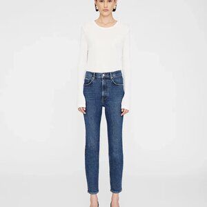 Anine Bing mid indigo Samara jeans (fits like 25)
